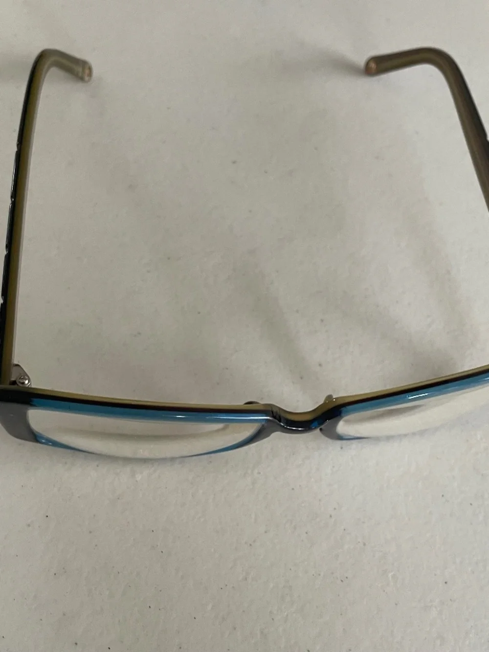 Vintage 90s Square Office Siren Eyeglasses Burgundy Frame with Blue